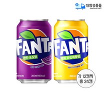 환타 포도 355mlx12캔+환타 파인애플 355mlx12캔 총 24캔 1세트 안심포장 뚱캔음료, 환타 포도 12캔+환타 파인애플 12캔 2세트