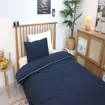 에이치제이홈 호텔 순면 누빔 이불커버 60수 양면 무지