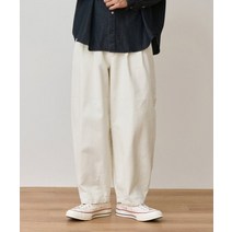 TOFFEE 투턱 코튼 벌룬 밴딩 팬츠 (IVORY) 2 TUCK COTTON BALLOON BANDING PANTS (IVORY)