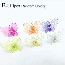 텃밭 나무지지대 화초 화분 꽃지지대 완두콩 호박 가지지지대 10pcs 플라스틱 식물 수정 클립 난초 클립 정원 지원 클립 난초 재배자 과일 포도 지원 정원 용품, b