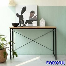 Foryou754 론드콘솔데스크 책상 데스크 DIY 컴퓨터, 화이트