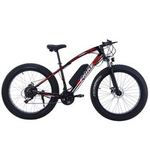 전기 자전거 부릉이 자토바이 26 알루미늄 합금 비치 스노우 크루저 48v 1000w, 36v 350w 13ah