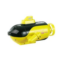 보트 잠수함 원격 취미 레이싱 RC mini radio Racing rc remote control boat toy gift with led light light rc toy, 노란색