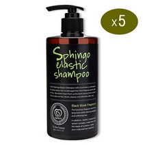 [APFERIS] 스핑고 Sphingo 엘라스틱 샴푸 /전성분 EWG 그린등급 / 식물유래 성분 / 7가지 씨앗추출물 / 두피 모발 집중케어 / ISO인증 제조 / 높은 재구매율, 5개