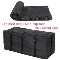 캠핑 자동차 루프 바스켓 박스 차량 캐리어 백 대용량 방수 자동차 루프 가방 옥상 수하물 캐리어 여행 트, 04 600D Bag with pad