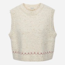 써스데이아일랜드(정상) 자카드 베스트 (T226MVT142W) 423963