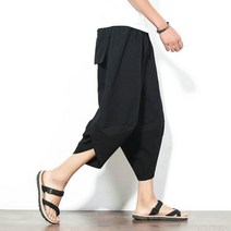 남자 알라딘 바지2022 Summer Harem Pants Men Casual Hip Hop Trousers Cross Bloomers Calf-Length Jogge