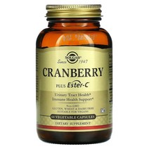 Solgar Cranberry Plus Ester-C 솔가 크랜베리 플러스 에스터-C 60베지캡슐