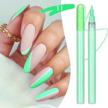 매니큐어 1Pc Black White Nail Polish Pen Color Painting Gel Graffiti Wave Drawing French Stripe Line Bru, 11 NDP11, [11] NDP11, 11 NDP11