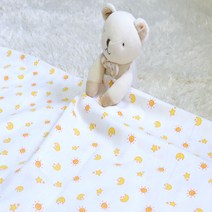 순면 아기 유아 신생아 어린이집 여름 낮잠 블랭킷 거즈 담요 천 기저귀 얇은 이불 속싸개, 32.어린양핑크