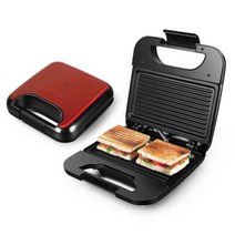 파니니 양면 그릴전기 샌드위치 메이커 750W 그릴 플레이트 요리 주방 가전 아침 식사 와플 기계 비 스틱, 01 Sandwich Maker_03 AU