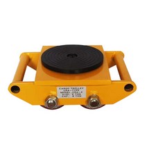 도비 장비 스페이스 롤러 운반 바퀴 대차 중량 캐스터, 6톤(고무타이어)