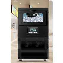 일일 영업용 업소용 커피전문점 대용량 120W 가정용 살균 얼음 제빙기 카페 35KGhicon 50kg 68kg ice machine 상업용 밀크 티 숍 바 자동 큐브 아이스, 생수