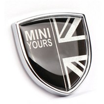 언제나말금 미니쿠퍼 메탈 스티커 윈도우 창문 바디 데코레이션 튜닝 악세사리, 01