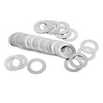 50pcs DIN988 304 스테인레스 스틸 초박형 플랫 와셔 M2 M3 M4 M5 M6 M7 M8 조정 심 일반 개스킷, M8x14x0.5