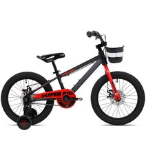 노블키즈 알루미늄 주니어 자전거 슈퍼빅 스페셜 16인치, 18인치 블랙+네온, 미조립