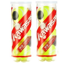 에어로그 공기주입식 팝업 에어텐트가와사키 3pcs 고무 테니스 공 학교 클럽 경쟁 훈련 운동을위한 고탄성 테니스 연습 공, 6개