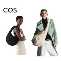 Cos 코스 매장 여성 컬러 총 9색 퀼팅 주름 패딩 누빔 숄더백 크로스백 미니 오버사이즈 quilted padding 베이지 블랙 오프화이트