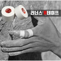 스포츠테이핑 스포츠테이프 테이핑테이프 보호용 면테이프 테니스 러너스 R테이프 등산 클라이밍 니찌 체조 역도 알테이프 근육보호테이프, 화이트 12롤 1박스(2.5센치x9.1M)