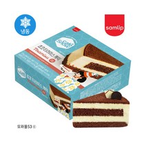 삼립 냉동 쵸코티라미스조각2입 120g 간식빵초코조각케익디저트카페스노우, 120g(조각2입)