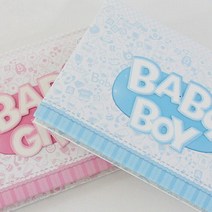 베이비 초음파 스크랩북 포토북 포토앨범 성장앨범 25x21cm (4x6/포켓식), 블루