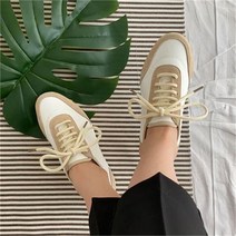 짝꿍닷컴 돈피스웨이드 배색 캐주얼 여성 스니커즈 RJ q564