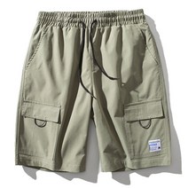 카고 5부 밴드 반바지 남자 포켓 팬츠 WI117PN