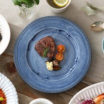 메세라미카 티에라 어거스타 디너접시 27cm 2color, 색상:오션블루, 오션블루