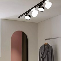 이케아 led레일조명 레일등 현대 Led COB 트랙 빛 알루미늄 9W 12W 천장 레일 램프 상업 천으로 저장소 복, 05 18W Black_01 Warm White