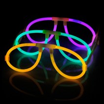 땡처리넷 12개묶음 야광안경 모음[직수입업체], 12개, 야광타원형안경