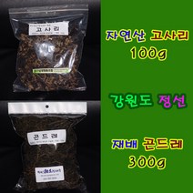 고사리/곤드레/자연산 고사리 100g/재배 곤드레 300g/강원도 정선, 곤드레 300g, 300g
