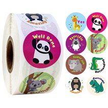 전동운반카트 전동차 화물카트 식판운반카트 100-500PCS 어린이를위한 보상 스티커 어린이 유치원 학교 권장 학생 게임 장난감 동물 문구 라벨, 21 QY530B-500pcs