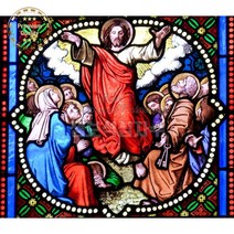 보석 비즈 십자수 예수님 성도 스테인글라스 패브릭 대형 큐빅 공예 구슬 DIY 명화 예쁜 사과 금전수 도안, 100x90 cm