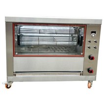 업소용 통닭 전기구이 훈제 오리 치킨집 바비큐 생선, 전기 가열 + 접시 4개+오일 팬