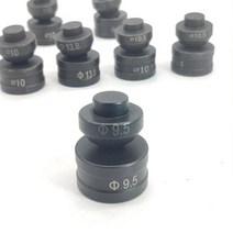 펀칭기 다꾸용품 펀치기계 타공기 가죽 탭핑기 유압 펀칭 라운드 다이 CH-60 유압 펀칭 머신 펀처 다이, CH-60 dia.17mm