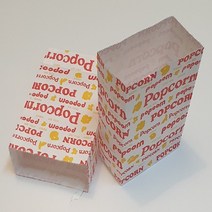 팝콘봉투 (대)100장 위생식품포장 유산지