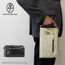 [가죽 케어 키트 방수 스프레이 어느 쪽인가 선물 ] 카스텔 바 잭 CASTELBAJAC 클러치 가방 집스 023221 월간 우량 숍