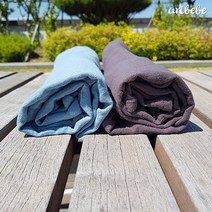 아리베베 순면 2중 거즈블랭킷 유아동이불, 유아용(90*130)-차콜그레이