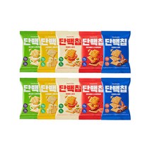 헤이바디 단백칩 5종 50g 어니언 2p + 레드페퍼 2p + 스위트콘 2p + 피자 2p +오징어 2p, 1세트