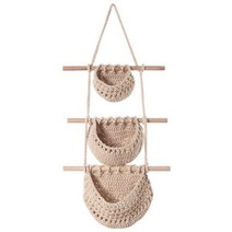 과일 바구니 3 계층 문 주최자 Handwoven 디자인 과일 부엌 욕실 Корзины Для Хранения Corbeille, a