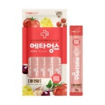 메타멍스 강아지 기능성 건강 츄르 5P, 50개, 닭고기+치즈+토마토+비트