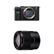소니 세계 풀 사이즈 미러리스 일안 α7C 몸 블랙 ILCE-7C B + 소니 디지털 일안 카메라 α[E마운트]용 렌즈 SEL35F18F(FE 35mm F1.8) 풀 사이즈