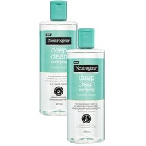 Neutrogena Deep Clean Purifying Micellar Water 뉴트로지나 딥 클린 퓨리파잉 미셀라 워터 400ml 2팩