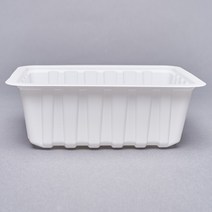 실링용기 소분 일회용 바베큐 2호 백색 1150ml, 800개