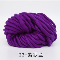 자이언트얀 빅얀 벨벳 망고실 가방 루피실 왕모찌실 핑거니팅 250g Super Bulky Arm Knitting Wool Roving, 22 22-zi luo lan