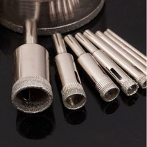 다양한 사이즈 유리홀쏘 모음 대리석홀쏘 세라믹 코어 기리 드릴 타일 드릭 타일홀쏘, 8MM 유리홀쏘 (공구011), 8MM 유리홀쏘 (공구011)