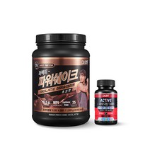칼로바이 퍼펙트 파워쉐이크 아이솔레이트 김종국 유청 단백질 헬스 보충제 WPI 프로틴 파우더 초코맛 1kg+L아르기닌, 2개