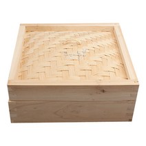 삼나무 정사각 찜기세트 (250x250x100), 1개
