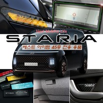JSTAR 현대 2021 스타리아 캠핑카 주차번호판 리플렉터 도어컵 내비게이션 액정 보호필름 휠캡 도어커버 실내외 인테리어 몰딩 악세사리 용품, 08_3색라인 주유구필름/프랑스(독일)_블랙