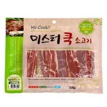 미스터쿡 강아지 간식 스테이크, 소고기, 300g, 54개